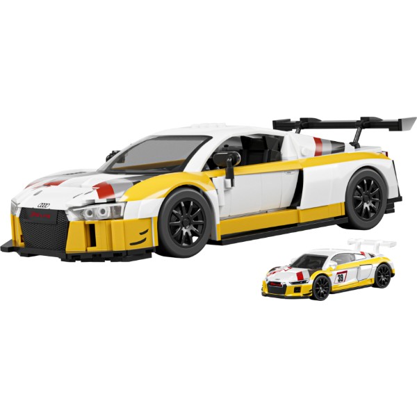 Фото - Колекційна машинка-конструктор Mattel Brick Shop Audi R8 LMS серії Elite (JFT18)