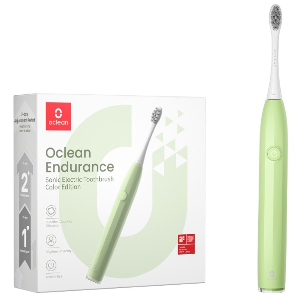 Фото - Зубная щетка электрическая Oclean Endurance Color Edition Green (6970810552447)
