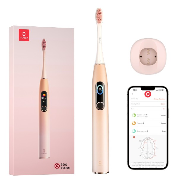 Фото - Зубна щітка електрична Oclean X Pro Sakura Pink (OLED) (Global)