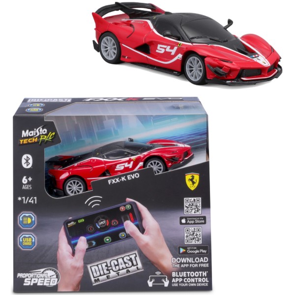 Фото - Радиоуправляемая машинка Maisto Tech Ferrari FXX-K EVO (82651 (23020))