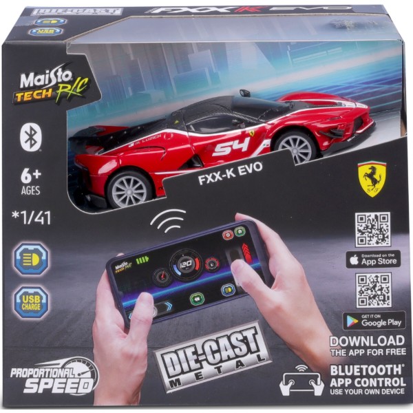 Фото - Радиоуправляемая машинка Maisto Tech Ferrari FXX-K EVO (82651 (23020))