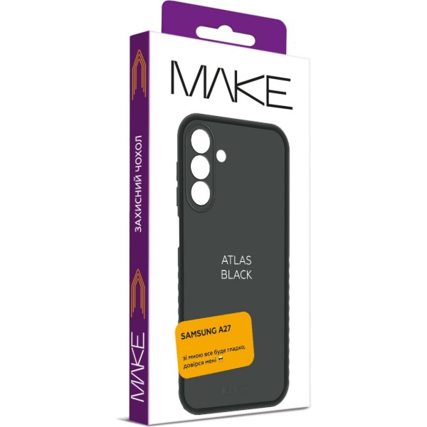 Фото - Чохол для смартфону MAKE Atlas for Samsung A27, Black (MTLS-SA27BK)