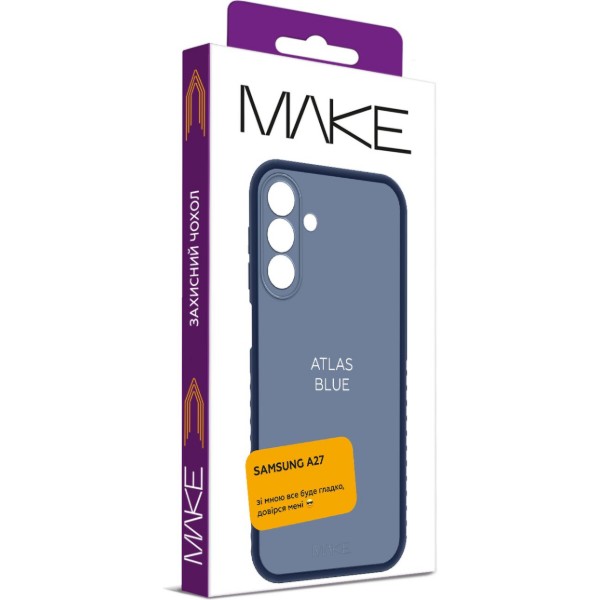 Фото - Чохол для смартфону MAKE Atlas for Samsung A27 , Blue (MTLS-SA27BL)