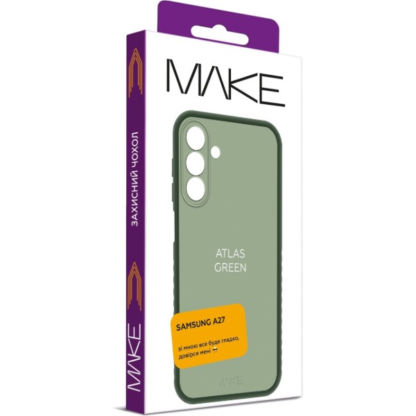 Фото - Чехол для смартфона MAKE Atlas for Samsung A27, Green (MTLS-SA27GN)