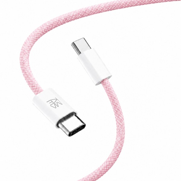 Фото - Кабель MAKE Type-C PD 65W 1m Nylon Pink (MCB-CN1PK)