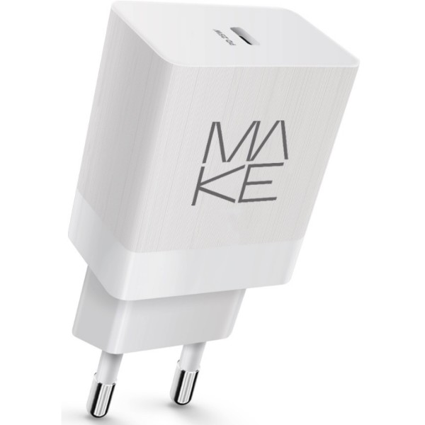 Фото - Сетевое зарядное устройство MAKE 25W PD White (MCW-311PWH)