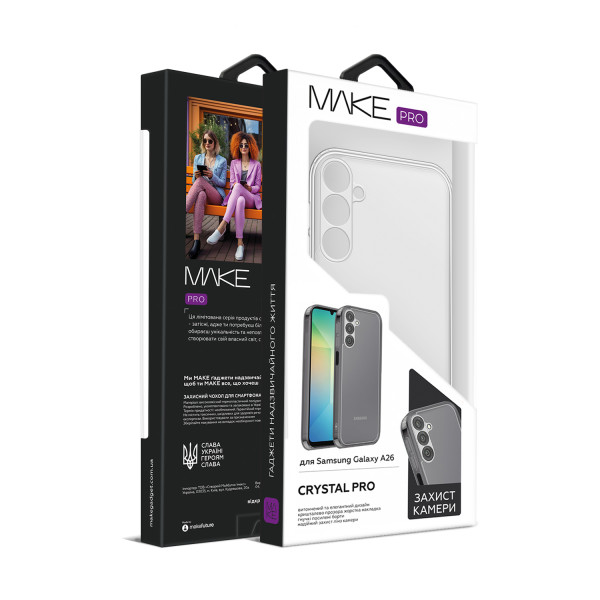 Фото - Чехол для смартфона MAKE Crystal Pro Samsung A26 (MCC-SA26)