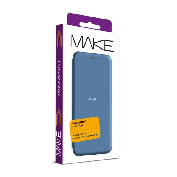 Фото - Чохол для смартфону MAKE Flip for Samsung Galaxy A18/A17, Light Blue (MCP-SA18/SA17LB)
