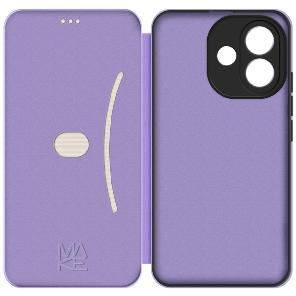 Фото - Чехол для смартфона MAKE Flip for Xiaomi Redmi Note 17 Pro, Purple (MCP-XRN17PPL)