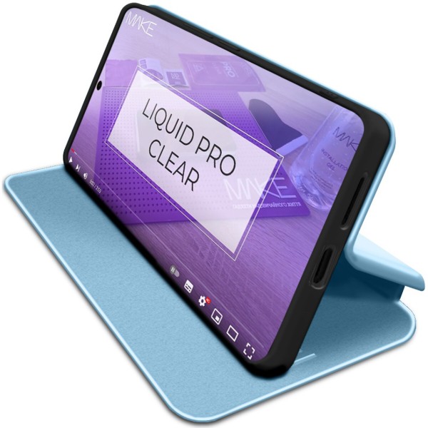 Фото - Чехол для смартфона MAKE Flip for Xiaomi Redmi Note 17 Pro, Sky Blue (MCP-XRN17PSB)