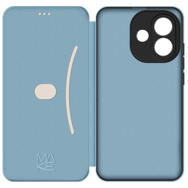 Фото - Чехол для смартфона MAKE Flip for Xiaomi Redmi Note 17 Pro, Sky Blue (MCP-XRN17PSB)