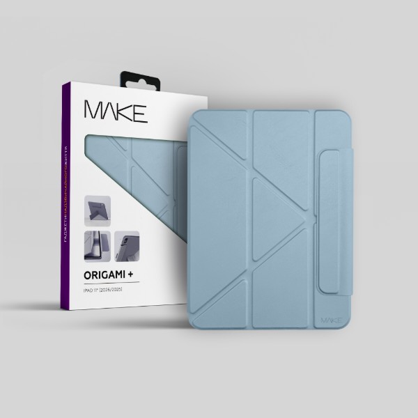 Фото - Чехол для планшета MAKE for Apple iPad 11" (2026/2025) Origami+ Blue (MTCOL-AI1126/25BL)