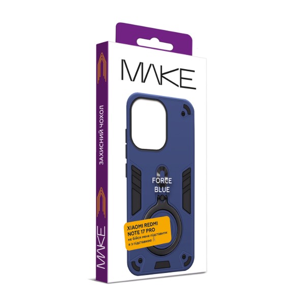 Фото - Чохол для смартфону MAKE for Xiaomi Redmi Note 17 Pro Force Blue (MCRC-XRN17PBL)