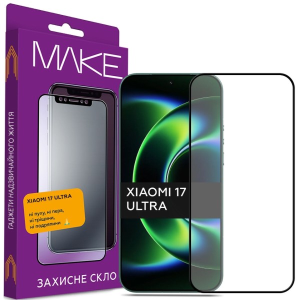 Фото - Защитное стекло для смартфона MAKE For Xiaomi 17 Ultra (MGF-X17U)