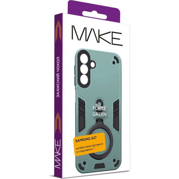 Фото - Чохол для смартфону MAKE Force for Samsung A27, Green (MCRC-SA27GN)