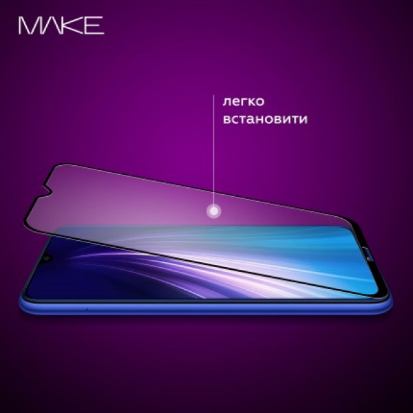 Фото - Захисне скло для смартфону MAKE Full Cover Full Glue Moto E40 (MGF-ME40)