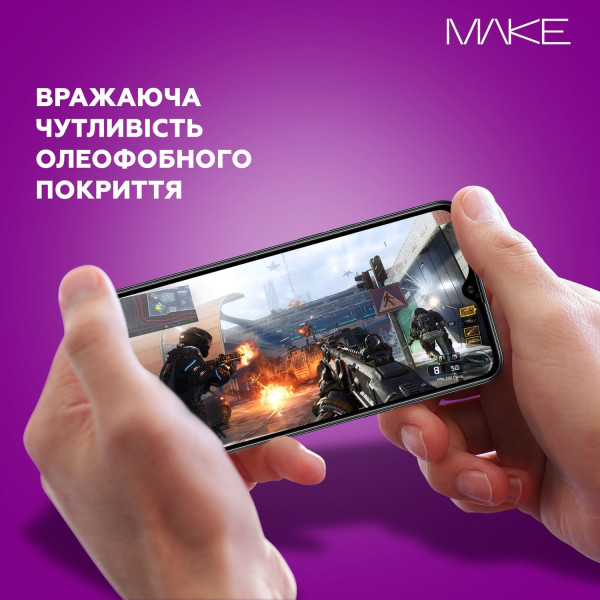 Фото - Захисне скло для смартфону MAKE FCFG Oppo Reno14 F/14 FS (MGF-OR14)