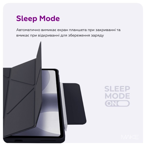 Фото - Чехол для планшета MAKE Origami for Xiaomi Redmi Pad 2, Black (MTCO-XRP2BK)