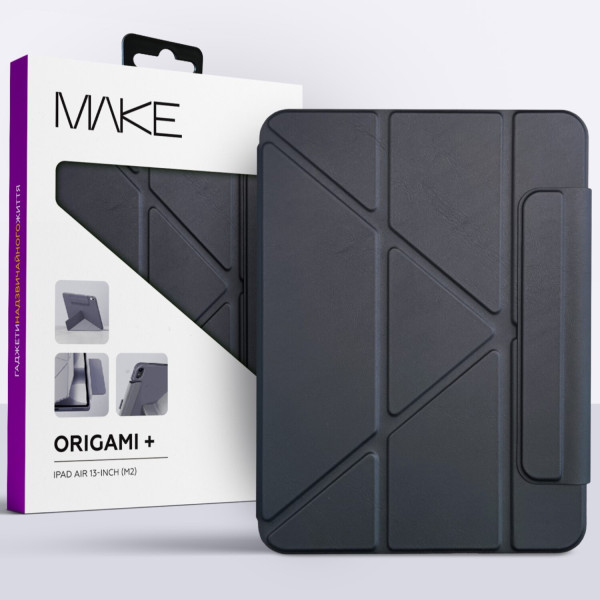 Фото - Чехол для планшета MAKE Origami plus for Apple iPad (A16), Black (MTCOL-AIA16BK)