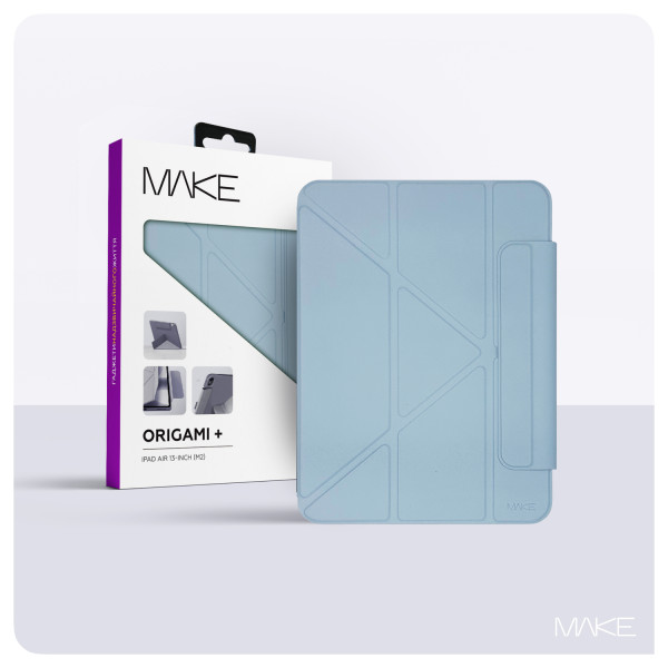 Фото - Чохол для планшету MAKE Origami plus for Apple iPad (A16), Blue (MTCOL-AIA16BL)