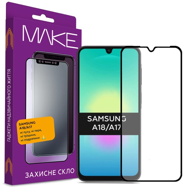 Фото - Захисне скло для смартфону MAKE Samsung Galaxy A18/A17 (MGF-SA18/SA17)