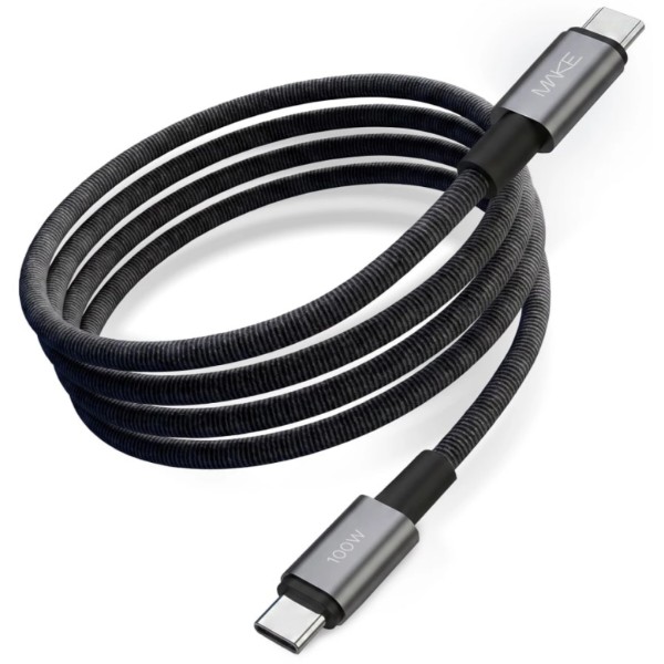 Фото - Кабель MAKE Type-C to Type-C PD 100W 1.2м Urban Pro Gray (MCB-CU1GR)