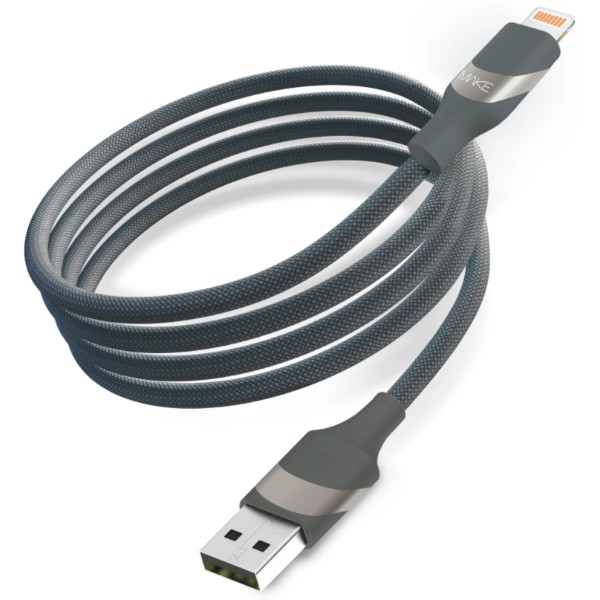 Фото - Кабель MAKE USB to Lightning 2.4A 1м Braid Black (MCB-LB1BK)
