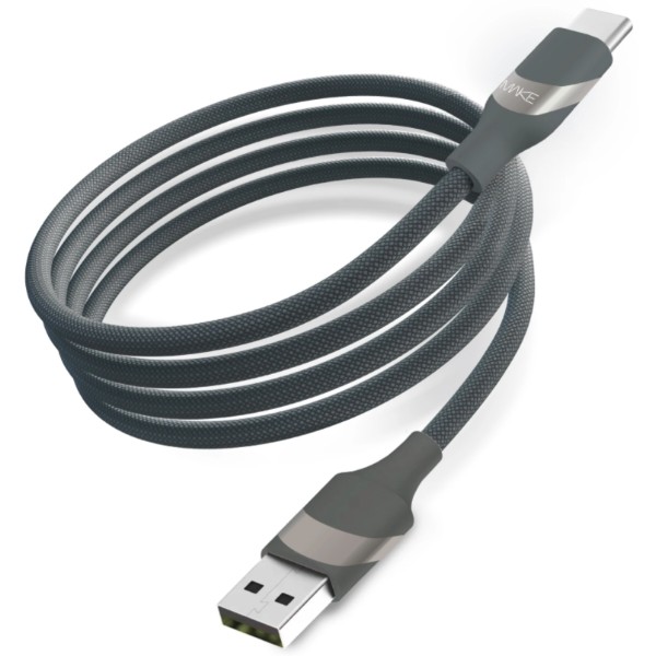 Фото - Кабель MAKE USB to Type-C 3A 1м Braid Black (MCB-CB1BK)