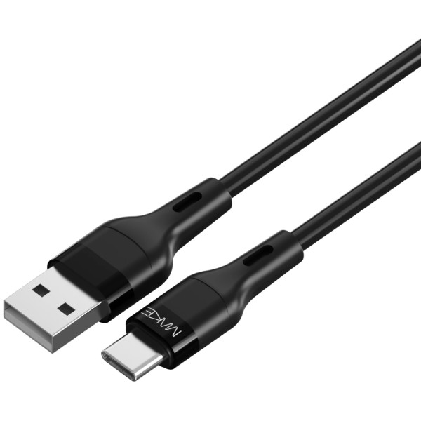 Фото - Кабель MAKE USB to Type-C 3A 1м Silicone Black (MCB-CS1BK)