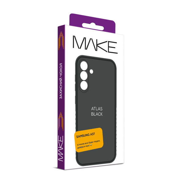 Фото - Чехол для смартфона MAKE Atlas for Samsung A37, Black (MTLS-SA37BK)