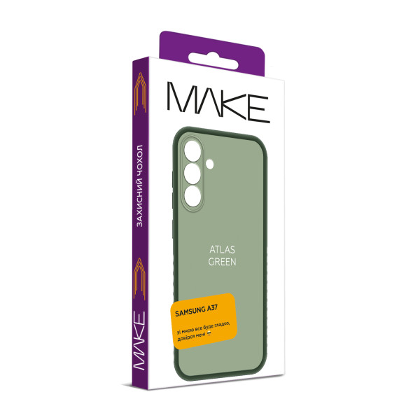 Фото - Чохол для смартфону MAKE Atlas for Samsung A37, Green (MTLS-SA37GN)