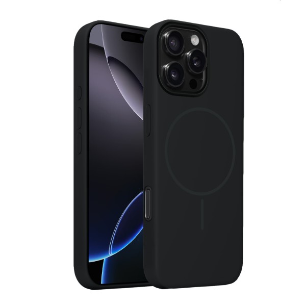 Фото - Чохол для смартфону MAKE for Apple iPhone 16 Pro Max Silicone Solo Black (MCSO-AI16PMBK)