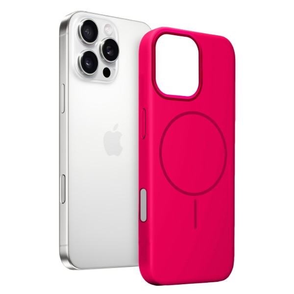 Фото - Чохол для смартфону MAKE for Apple iPhone 16 Pro Max Silicone Solo Fuchsia (MCSO-AI16PMFC)