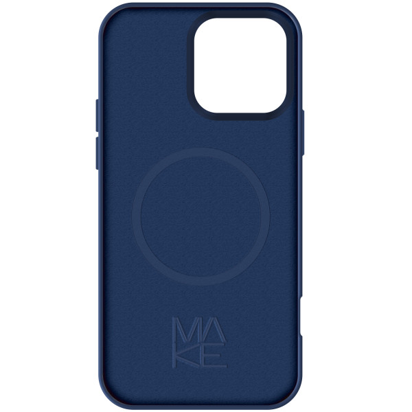 Фото - Чехол для смартфона MAKE for Apple iPhone 16 Pro Max Silicone Solo Navy Blue (MCSO-AI16PMNV)
