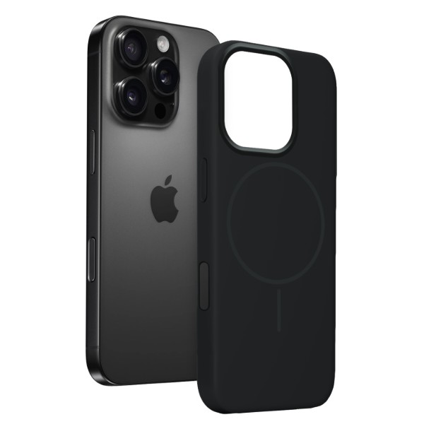 Фото - Чохол для смартфону MAKE for Apple iPhone 16 Pro Silicone Solo Black (MCSO-AI16PBK)