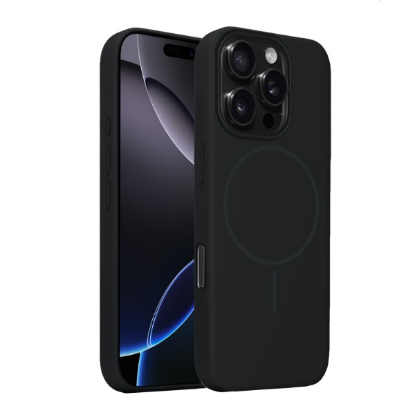 Фото - Чохол для смартфону MAKE for Apple iPhone 16 Pro Silicone Solo Black (MCSO-AI16PBK)