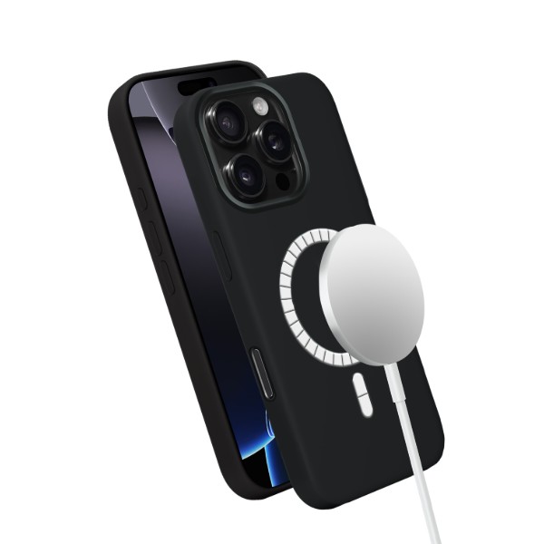 Фото - Чохол для смартфону MAKE for Apple iPhone 16 Pro Silicone Solo Black (MCSO-AI16PBK)