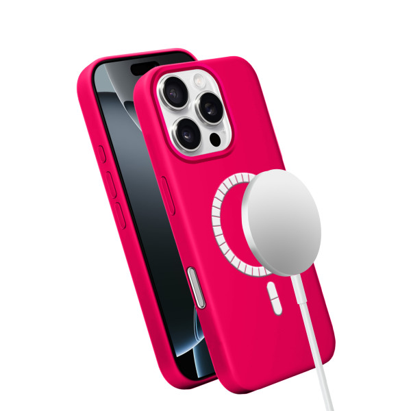 Фото - Чохол для смартфону MAKE for Apple iPhone 16 Pro Silicone Solo Fuchsia (MCSO-AI16PFC)
