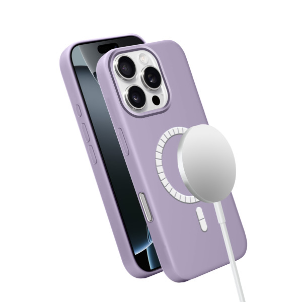 Фото - Чехол для смартфона MAKE for Apple iPhone 16 Pro Silicone Solo Lilac (MCSO-AI16PLC)