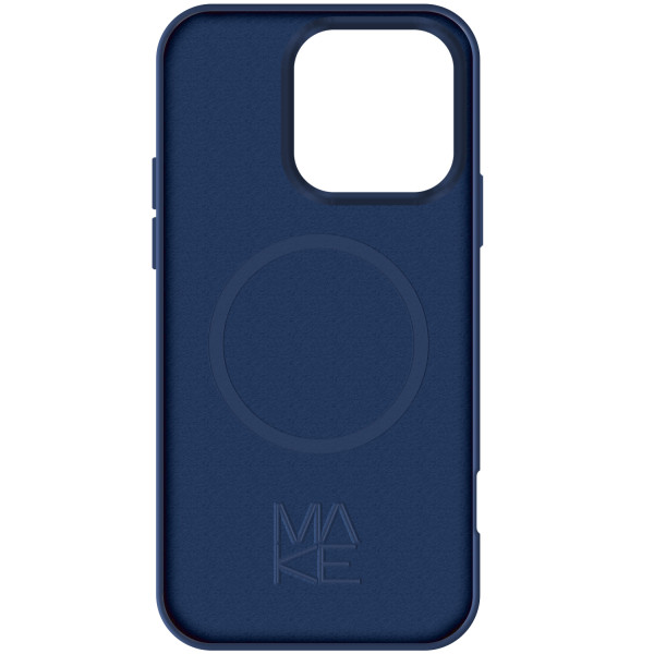 Фото - Чехол для смартфона MAKE for Apple iPhone 16 Pro Silicone Solo Navy Blue (MCSO-AI16PNV)