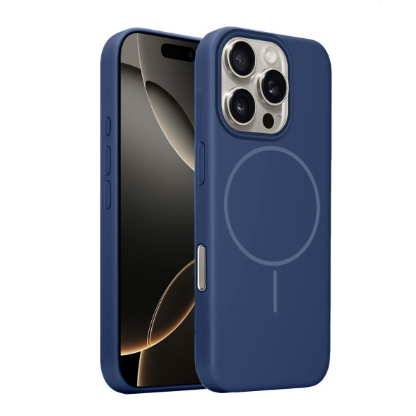 Фото - Чехол для смартфона MAKE for Apple iPhone 16 Pro Silicone Solo Navy Blue (MCSO-AI16PNV)