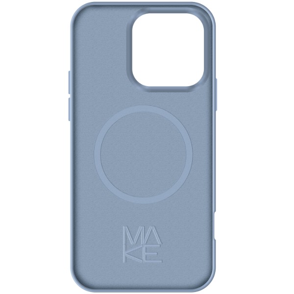 Фото - Чохол для смартфону MAKE for Apple iPhone 16 Pro Silicone Solo Sky Blue (MCSO-AI16PSB)