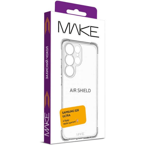 Фото - Чехол для смартфона MAKE for Samsung S26 Ultra AirShield (MCAS-SS26U)