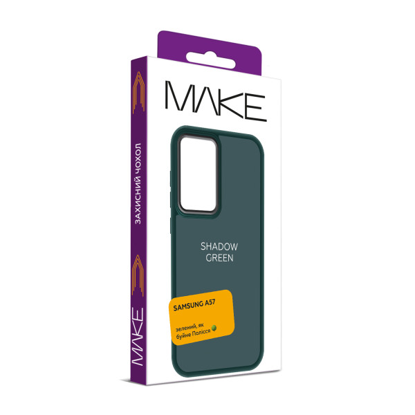 Фото - Чохол для смартфону MAKE Shadow for Samsung A57, Green (MCSD-SA57GN)