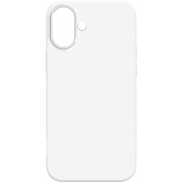 Фото - Чохол для смартфону MAKE Silicone Apple iPhone 16 Plus White (MCL-AI16PLWH)