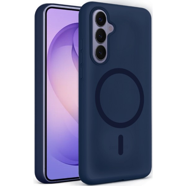 Фото - Чохол для смартфону MAKE Silicone Aura Magnet for Samsung S26, Navy (MCLAM-SS26NV)