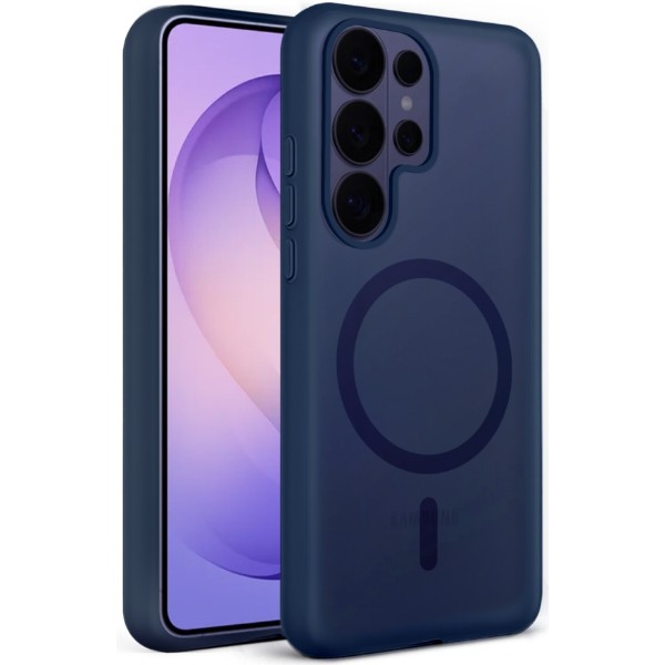Фото - Чохол для смартфону MAKE Silicone Aura Magnet for Samsung S26 Ultra, Navy (MCLAM-SS26UNV)