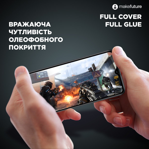 Фото - Захисне скло для смартфону MakeFuture Full Cover Full Glue Apple iPhone 12 Mini (MGF-AI12M)