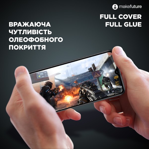 Фото - Защитное стекло для смартфона MakeFuture Full Cover Full Glue Samsung A33 (MGF-SA33)