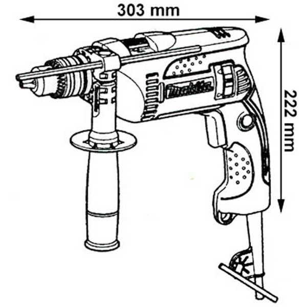 Фото - Ударний дриль Makita HP1641K